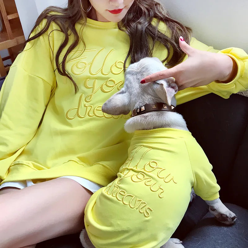 Matching human and pet apparel