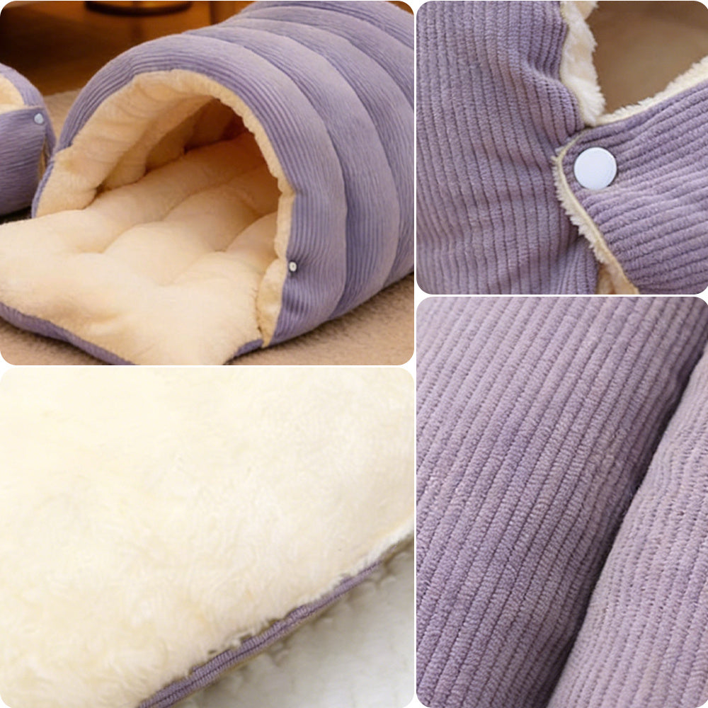 Thickened And Weighted Cat Bed And Sleeping, Removable And Washable