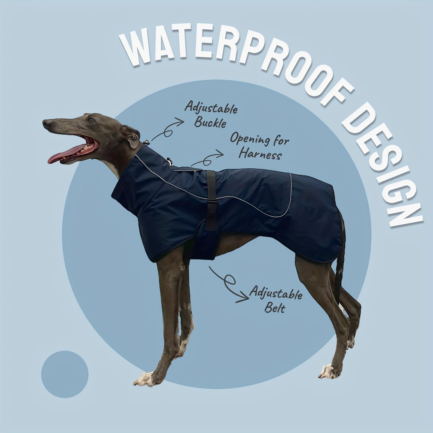 Military-Style Warm Jacket for Dogs