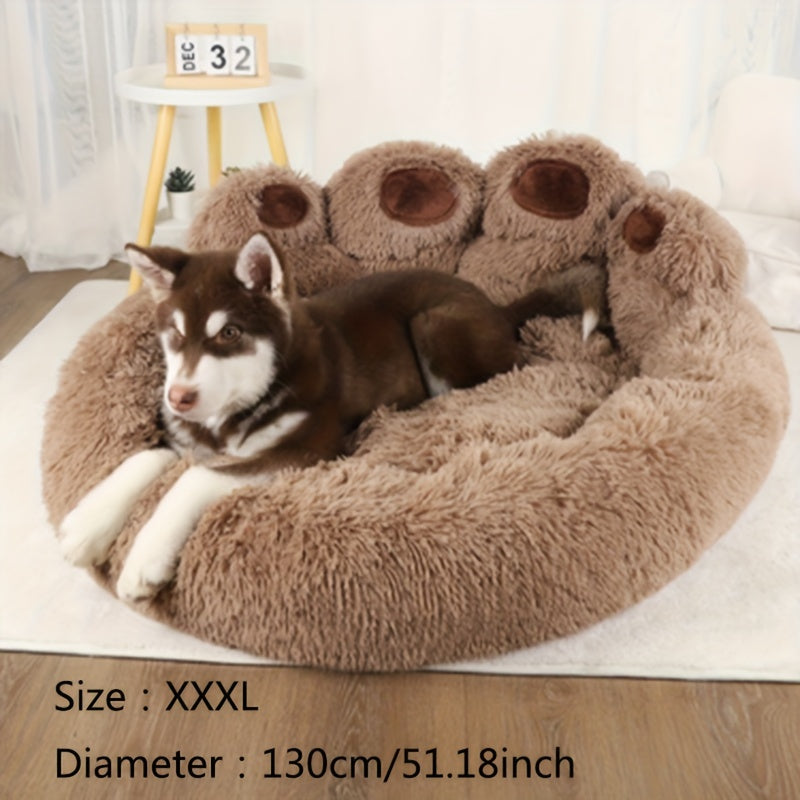 Soft Long Plush Pet Bed
