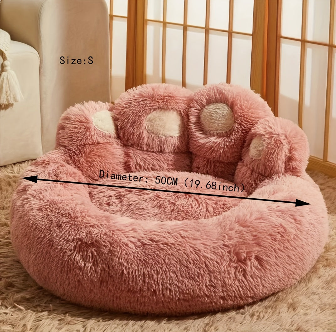 Soft Long Plush Pet Bed