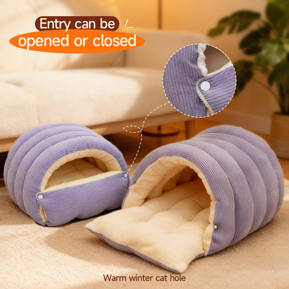 Thickened And Weighted Cat Bed And Sleeping, Removable And Washable