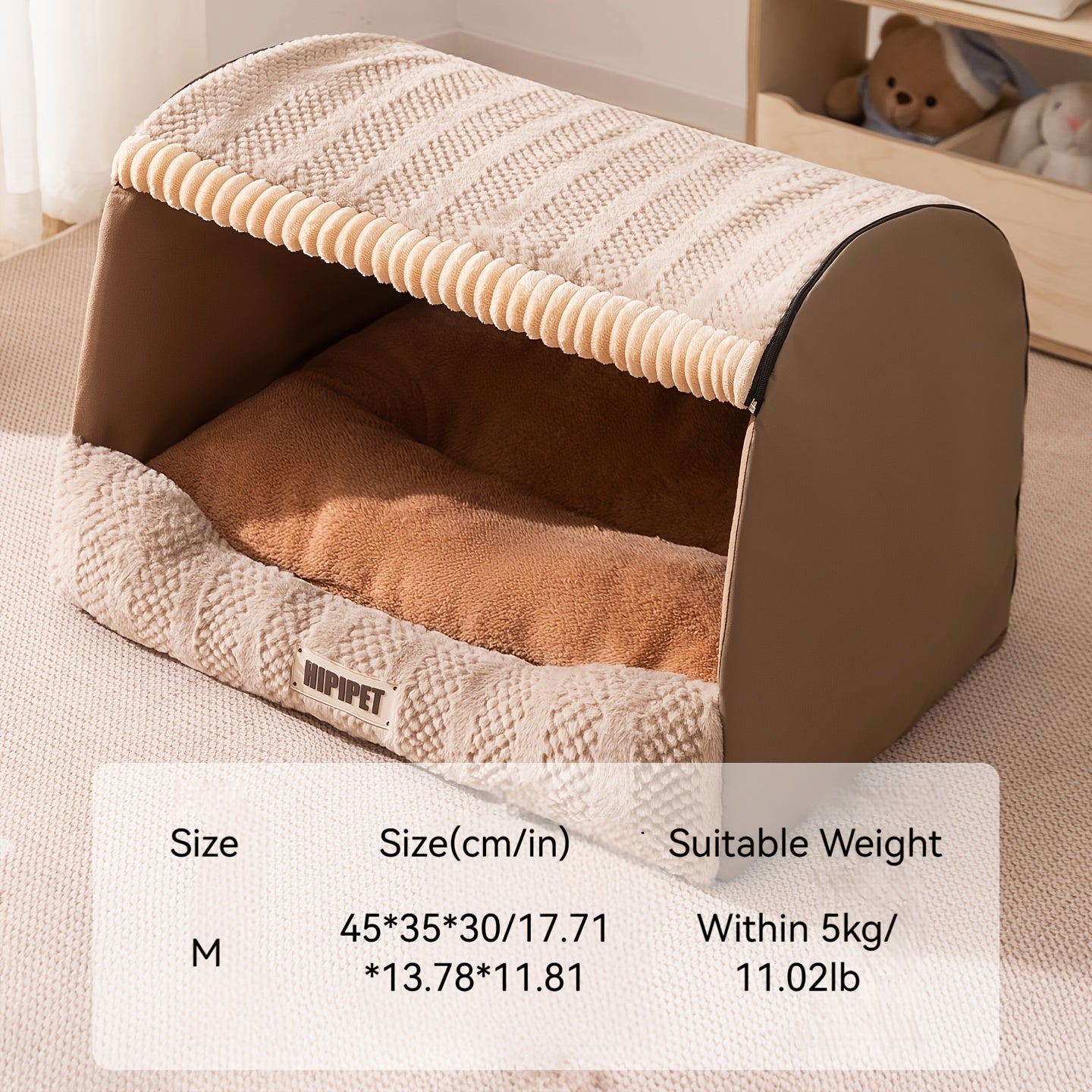 Winter Warm Pet Bed with Sleep Drawer