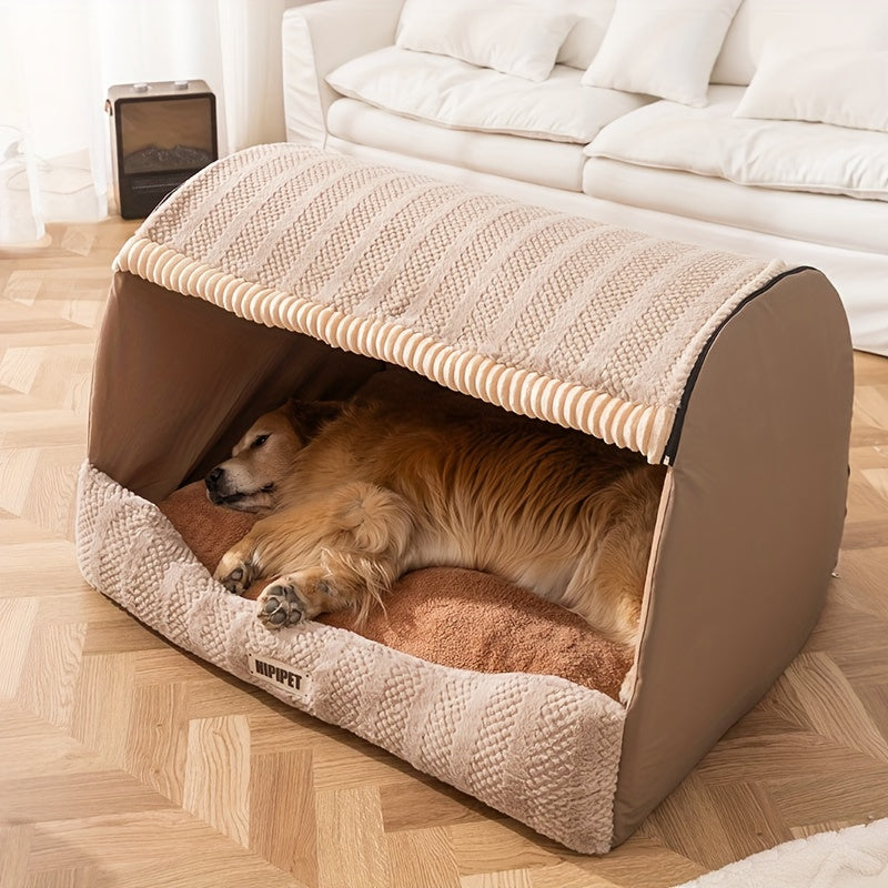 Winter Warm Pet Bed with Sleep Drawer