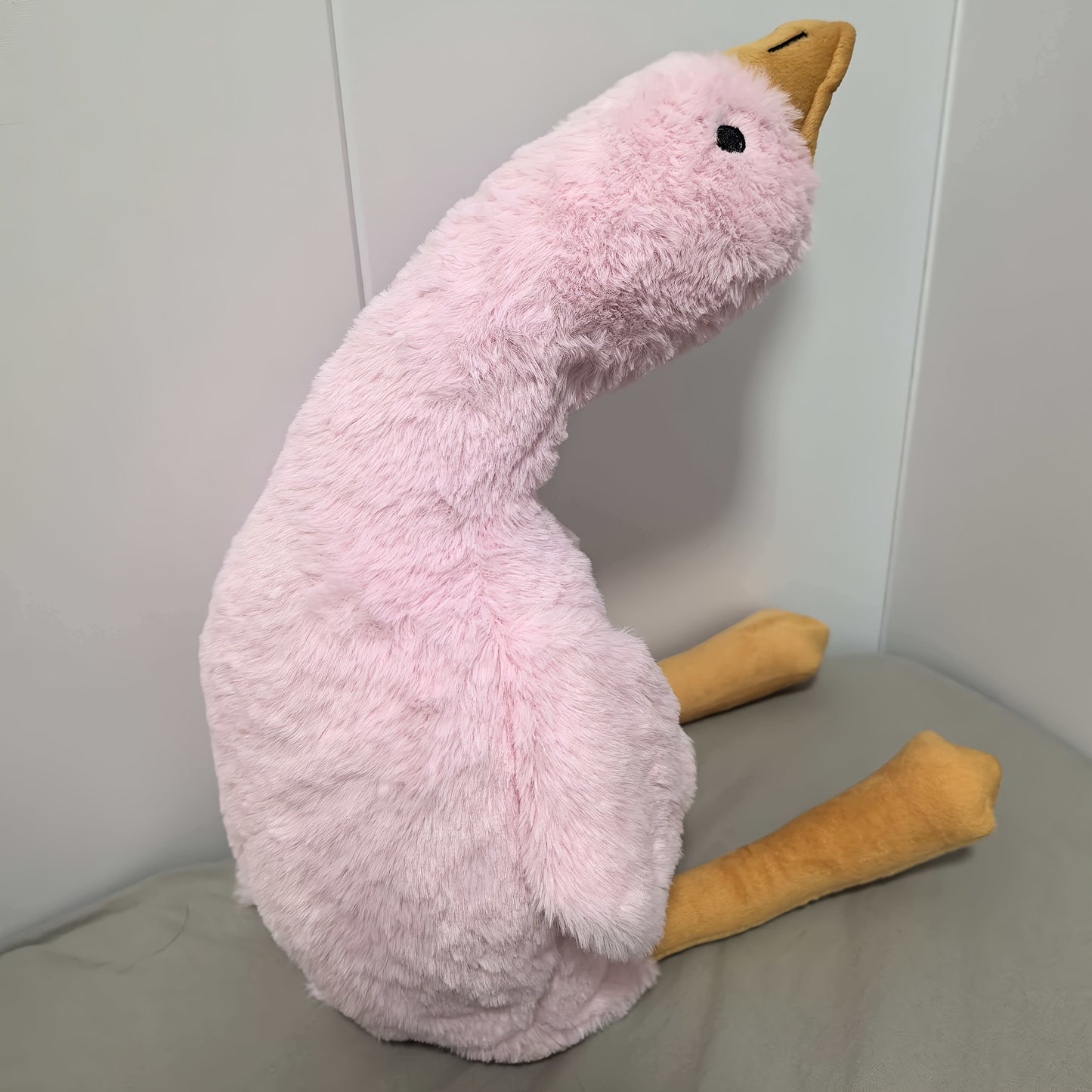 Large Plush Goose Pet Toy | Soft Sleeping Companion, Washable, Ideal for All Breed Sizes