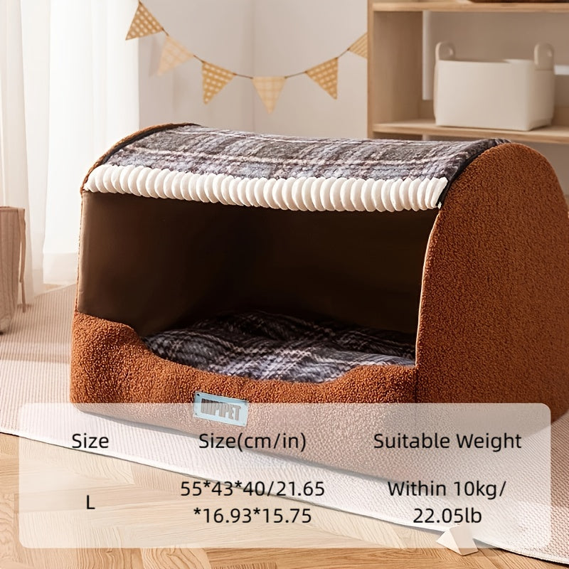 Winter Warm Pet Bed with Sleep Drawer