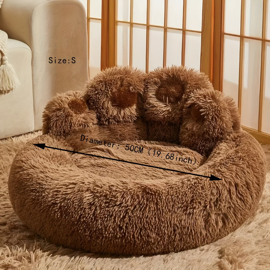 Soft Long Plush Pet Bed