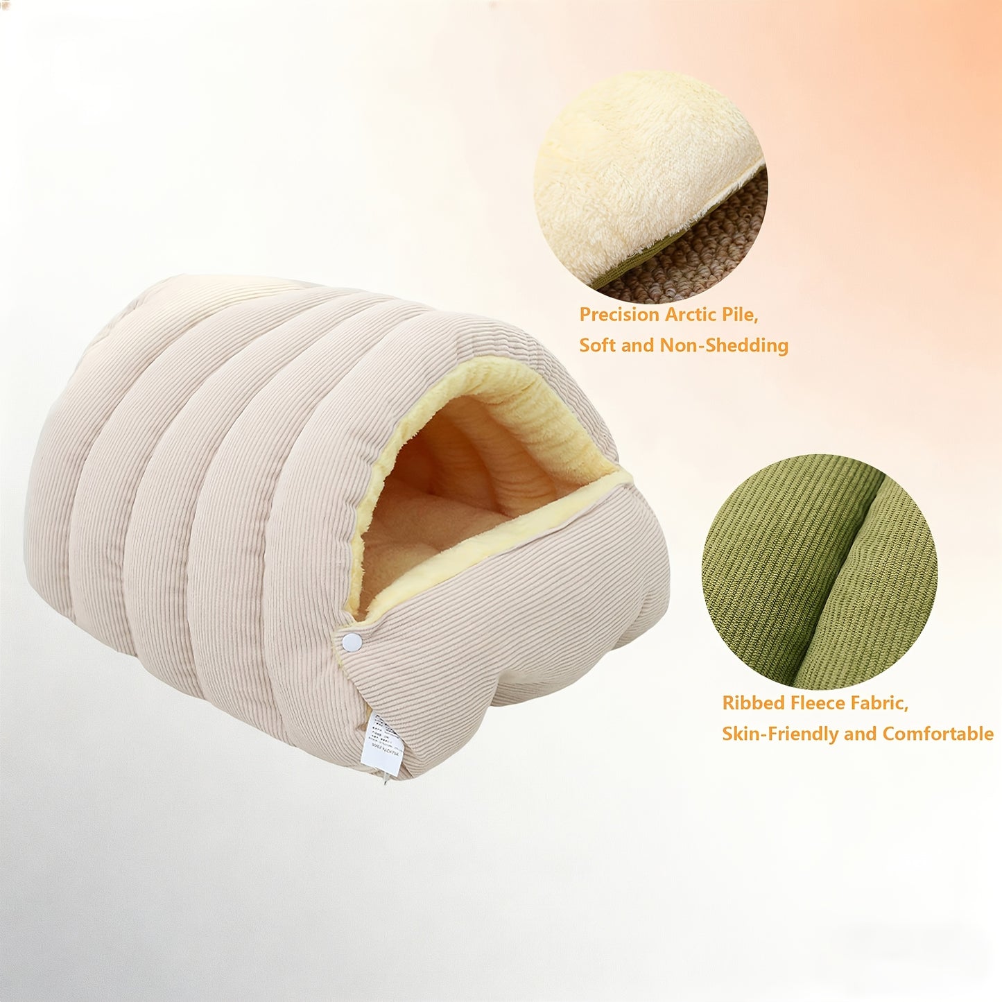 Thickened And Weighted Cat Bed And Sleeping, Removable And Washable