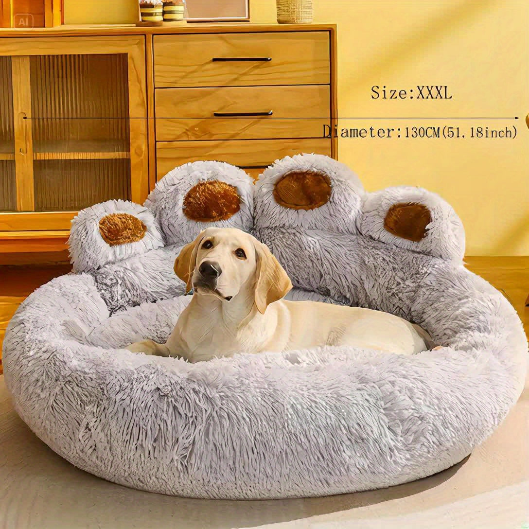 Soft Long Plush Pet Bed