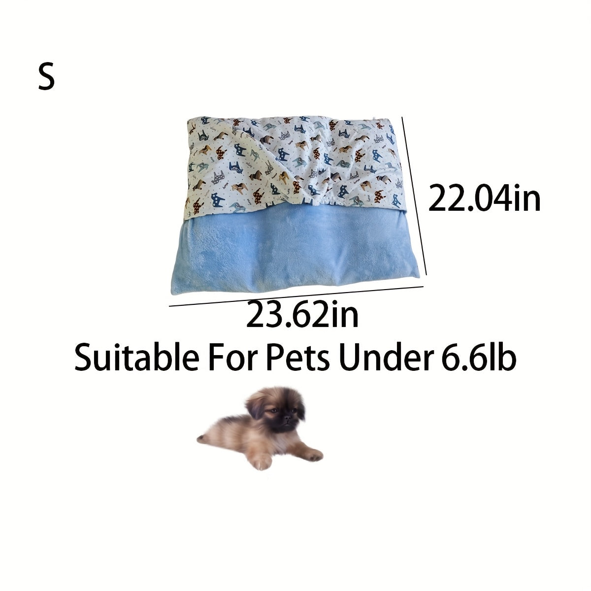 Non-Slip All-Season Semi-Enclosed Pet Bed - Soft, Warm, Removable, And Washable