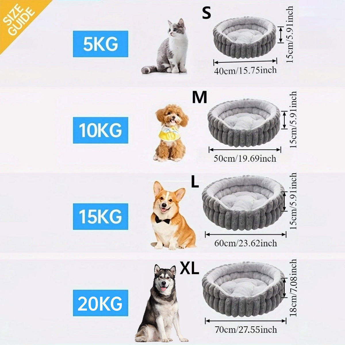 Winter Warm Pet Beds for Cats And Dogs