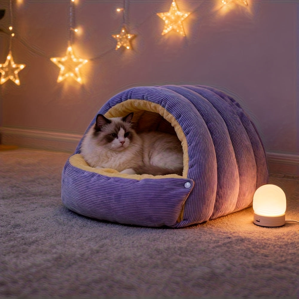 Thickened And Weighted Cat Bed And Sleeping, Removable And Washable