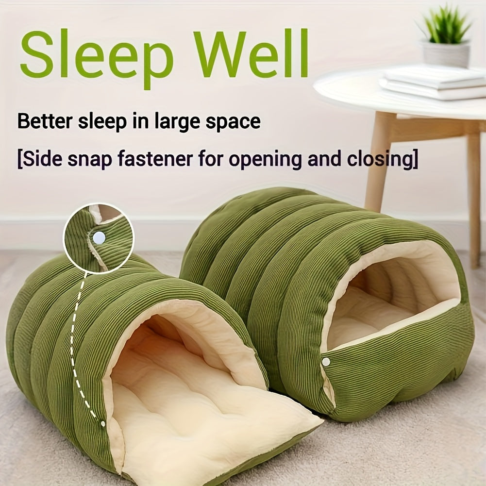 Thickened And Weighted Cat Bed And Sleeping, Removable And Washable