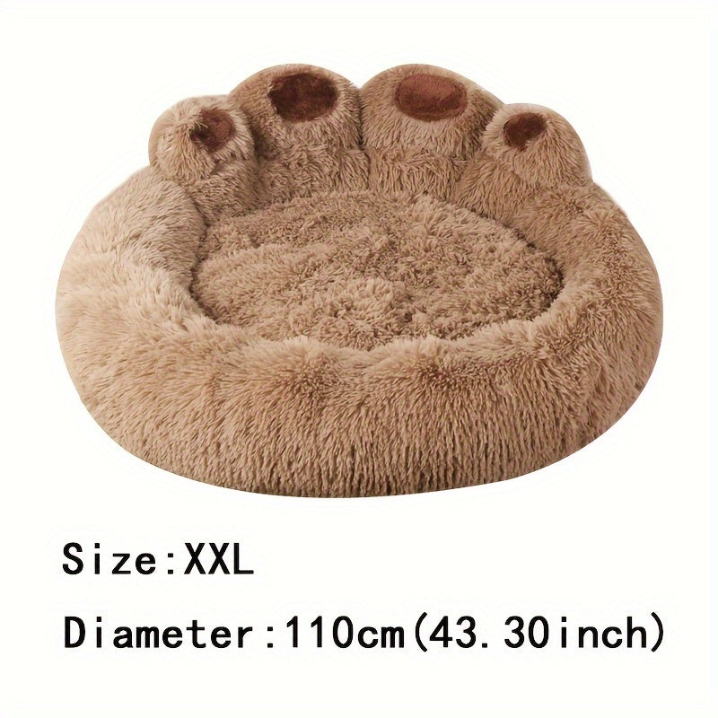 Soft Long Plush Pet Bed