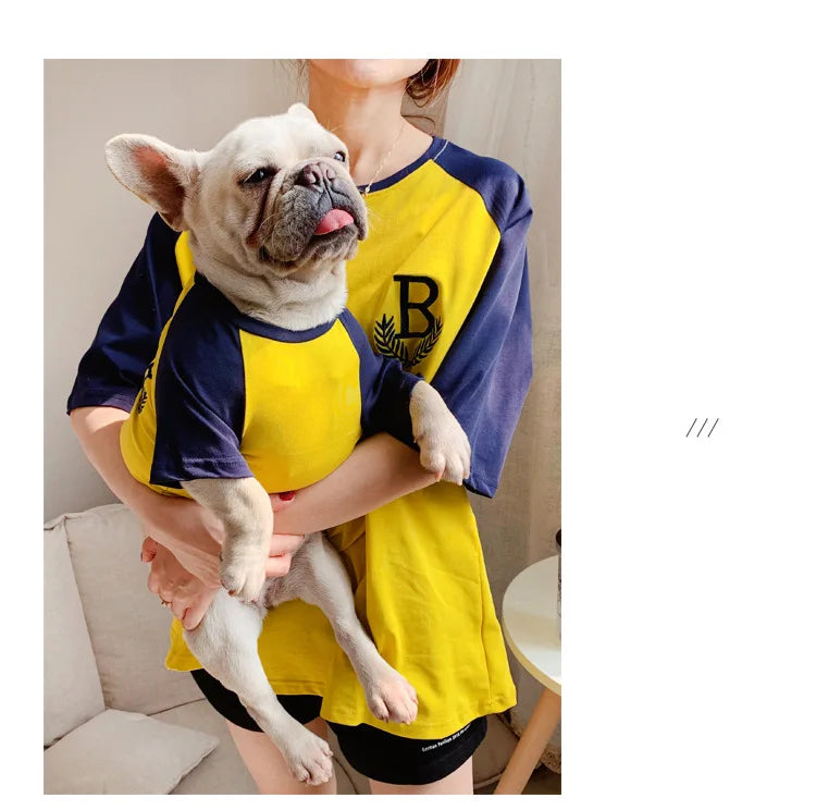 Pet and owner matching outfit