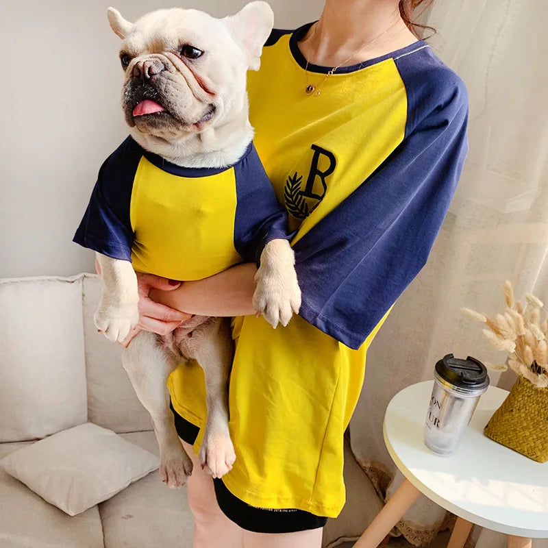 Pet and owner matching outfit