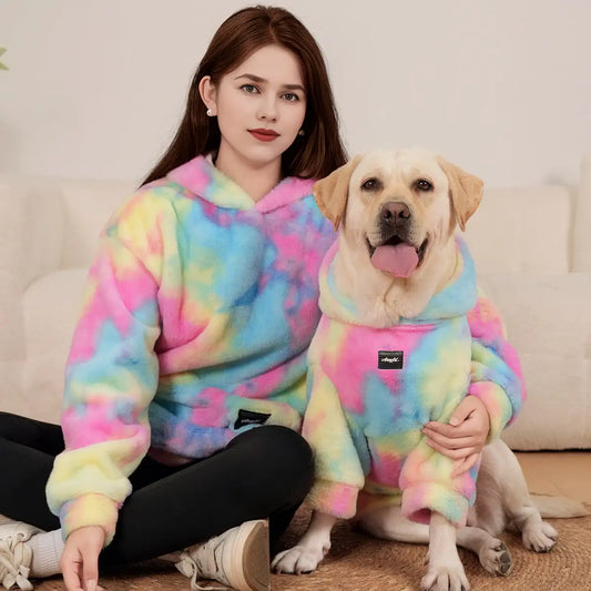 Matching Dog and Owner Hoodies