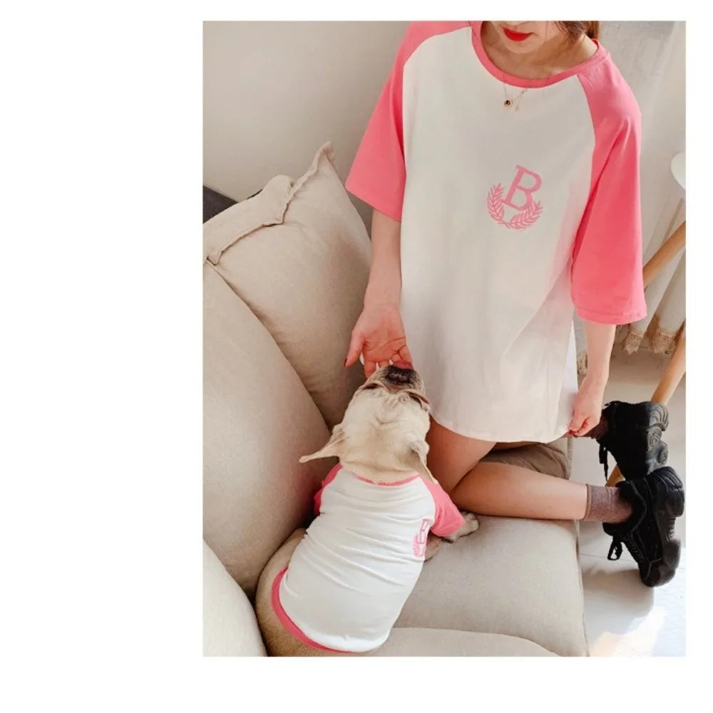 Pet and owner matching outfit