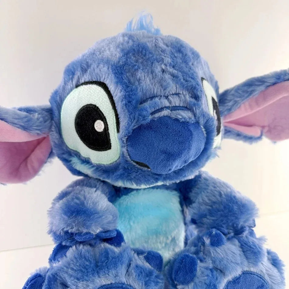 2026 hot Lilo Stitch Plush Doll Breath Child Peluche Kawaii Soothes Toy Anime Baby Music Light Sleep Toys Pink Stitch Kid Gifts