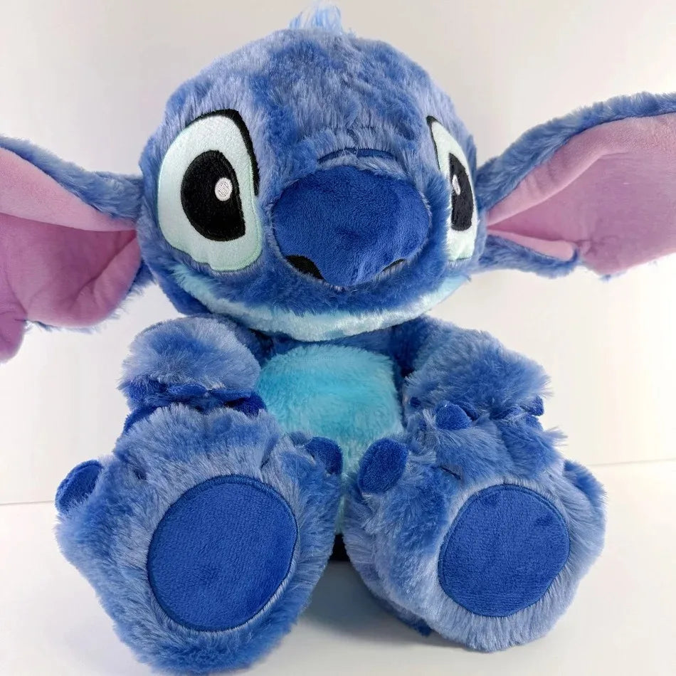 2026 hot Lilo Stitch Plush Doll Breath Child Peluche Kawaii Soothes Toy Anime Baby Music Light Sleep Toys Pink Stitch Kid Gifts