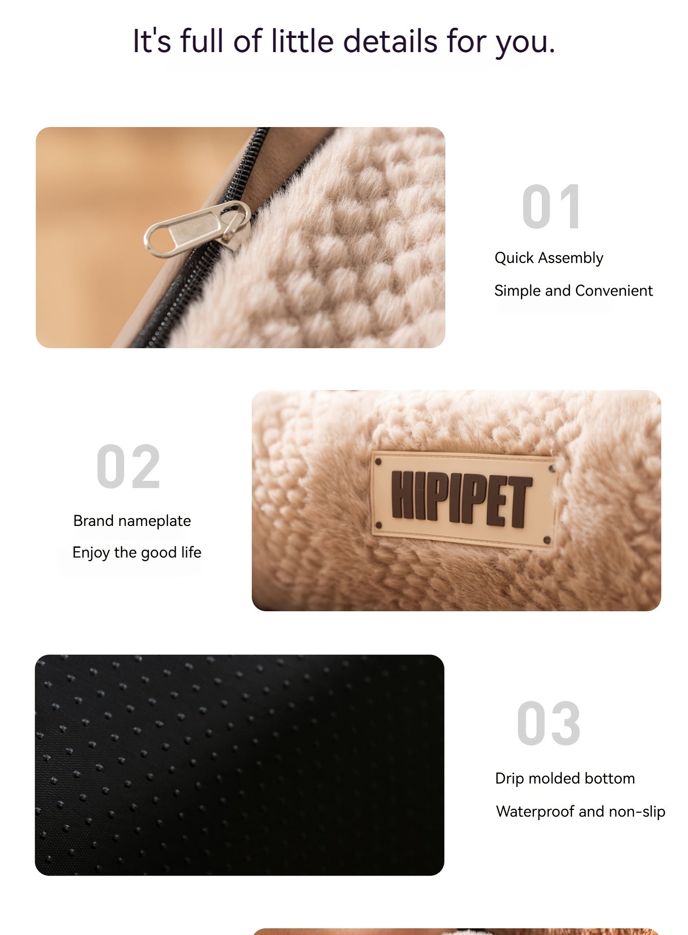 Winter Warm Pet Bed with Sleep Drawer