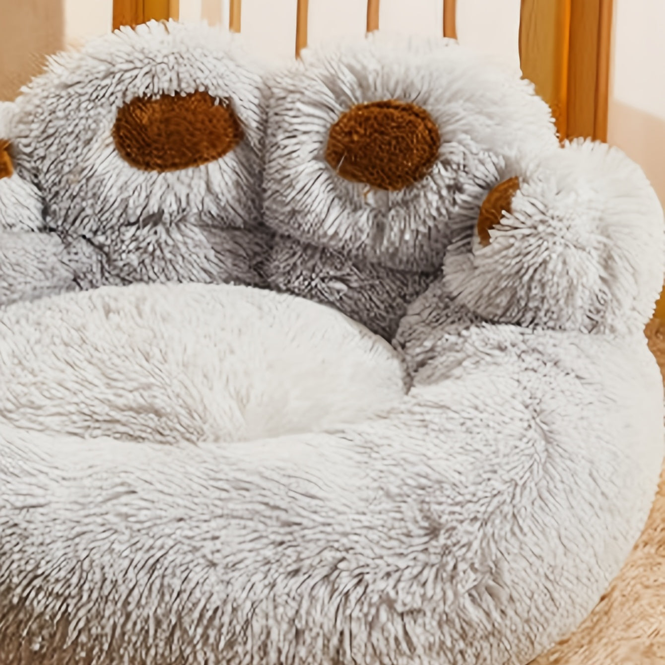 Soft Long Plush Pet Bed