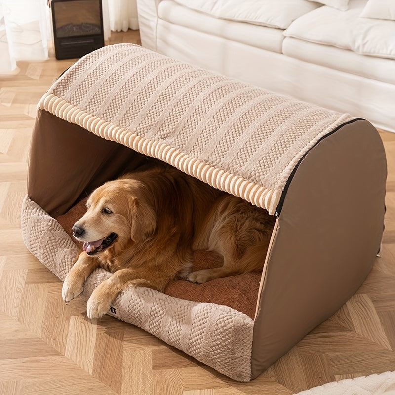 Winter Warm Pet Bed with Sleep Drawer