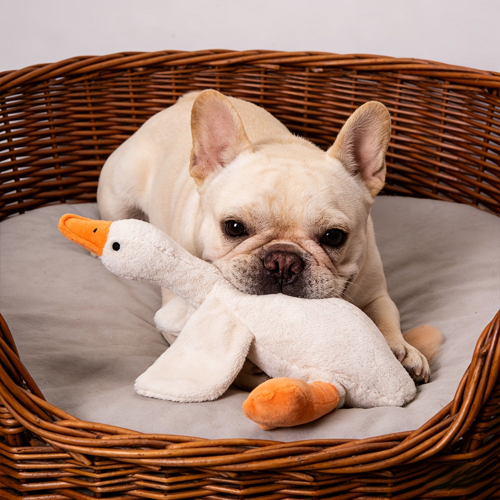 A Plush Sound Toy for Puppies, Safe for Teething, Made of Soft Fabric and Durable