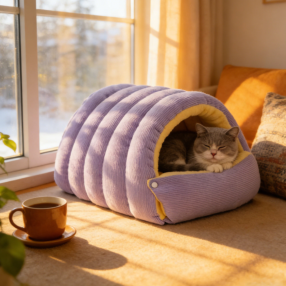 Thickened And Weighted Cat Bed And Sleeping, Removable And Washable