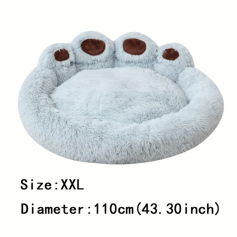 Soft Long Plush Pet Bed