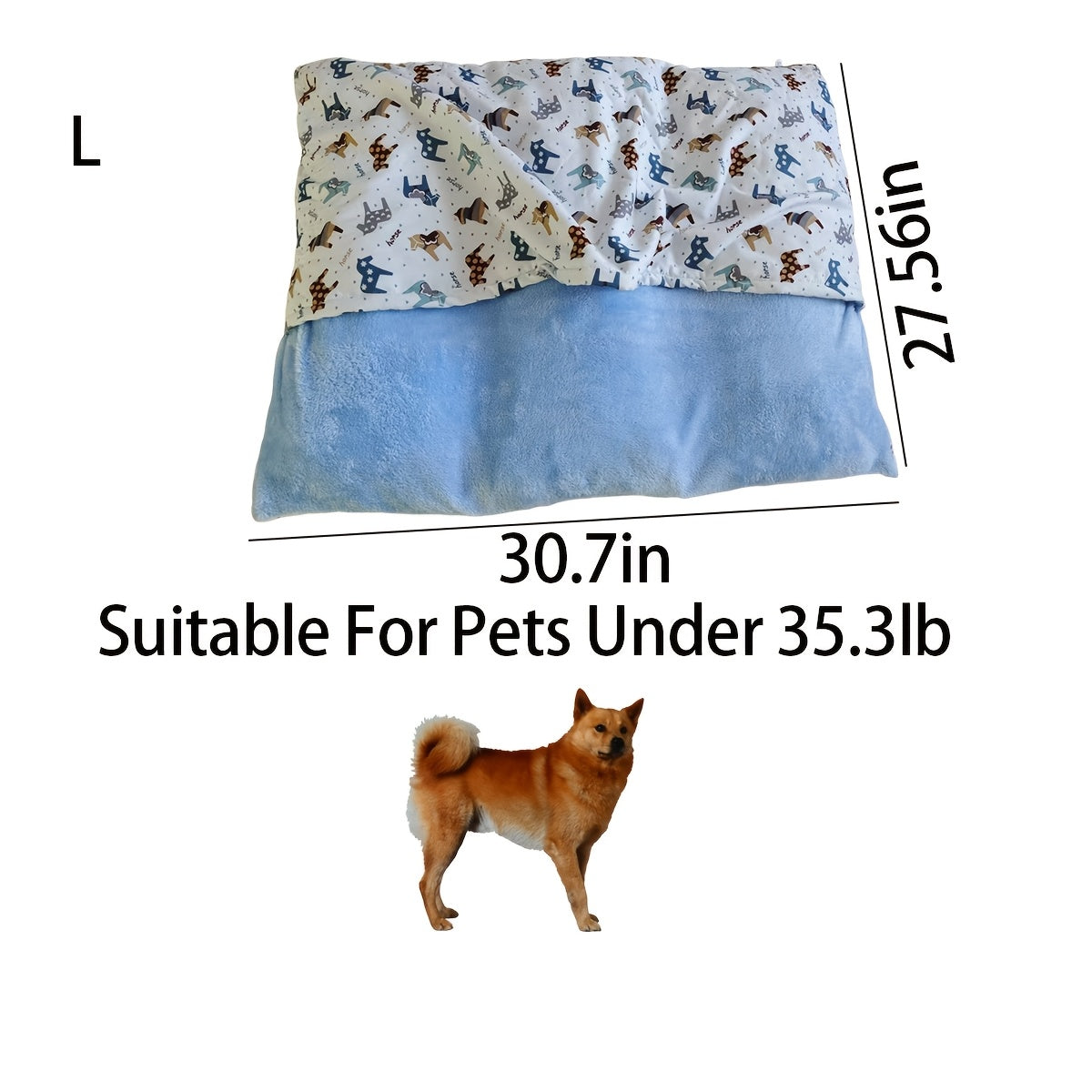 Non-Slip All-Season Semi-Enclosed Pet Bed - Soft, Warm, Removable, And Washable