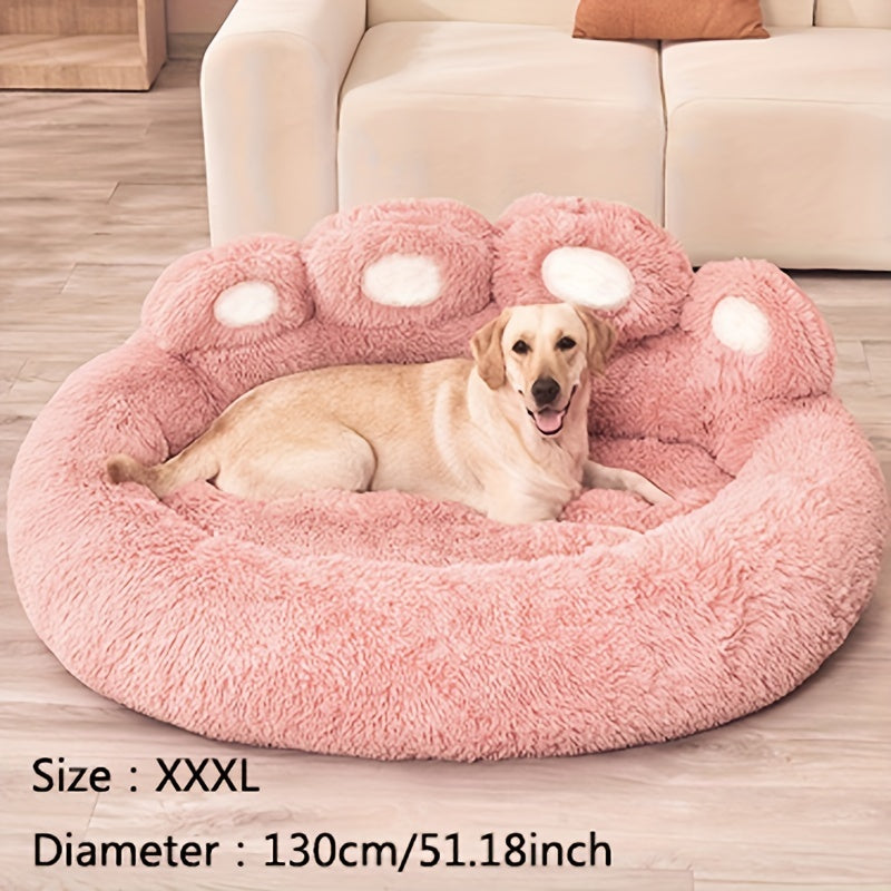 Soft Long Plush Pet Bed
