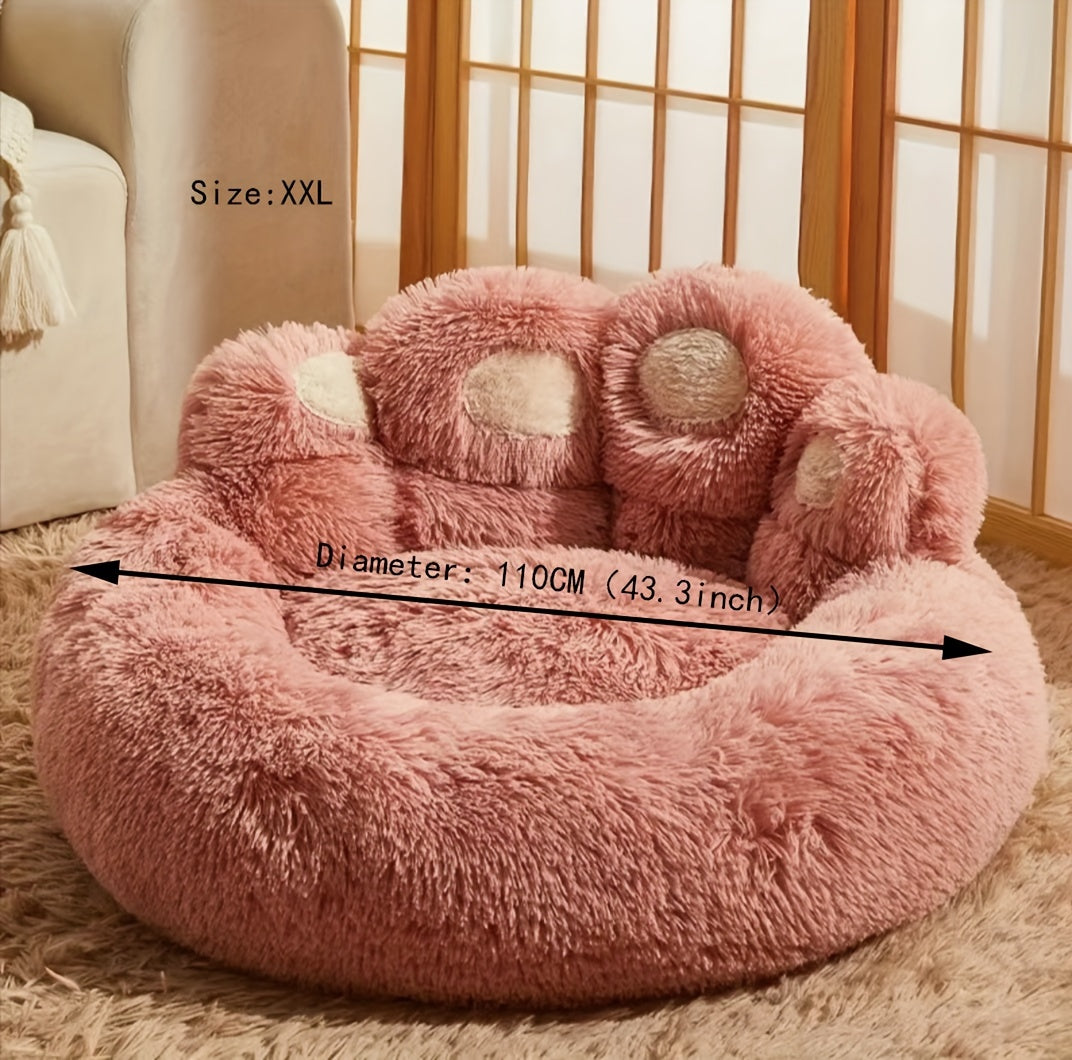 Soft Long Plush Pet Bed