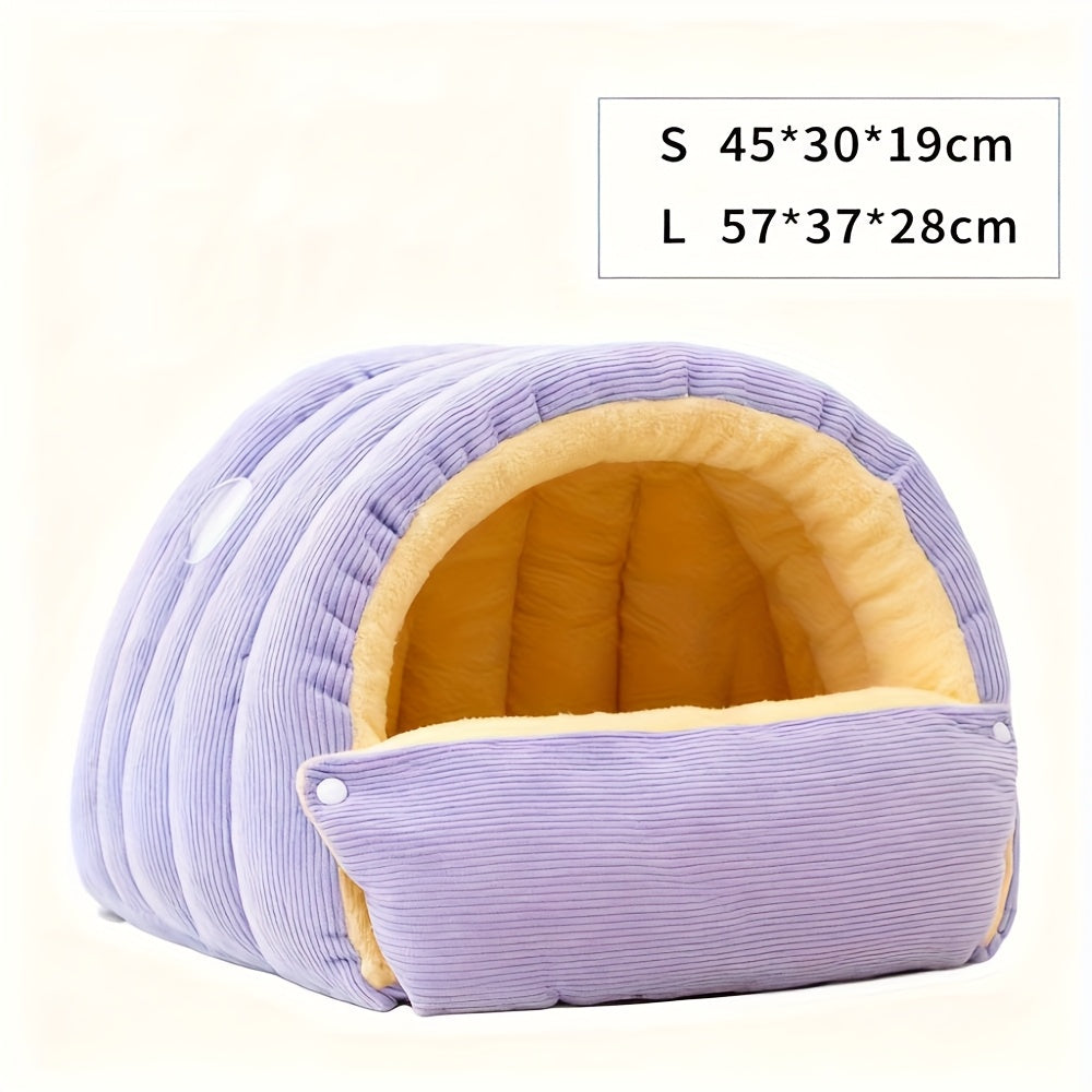 Thickened And Weighted Cat Bed And Sleeping, Removable And Washable
