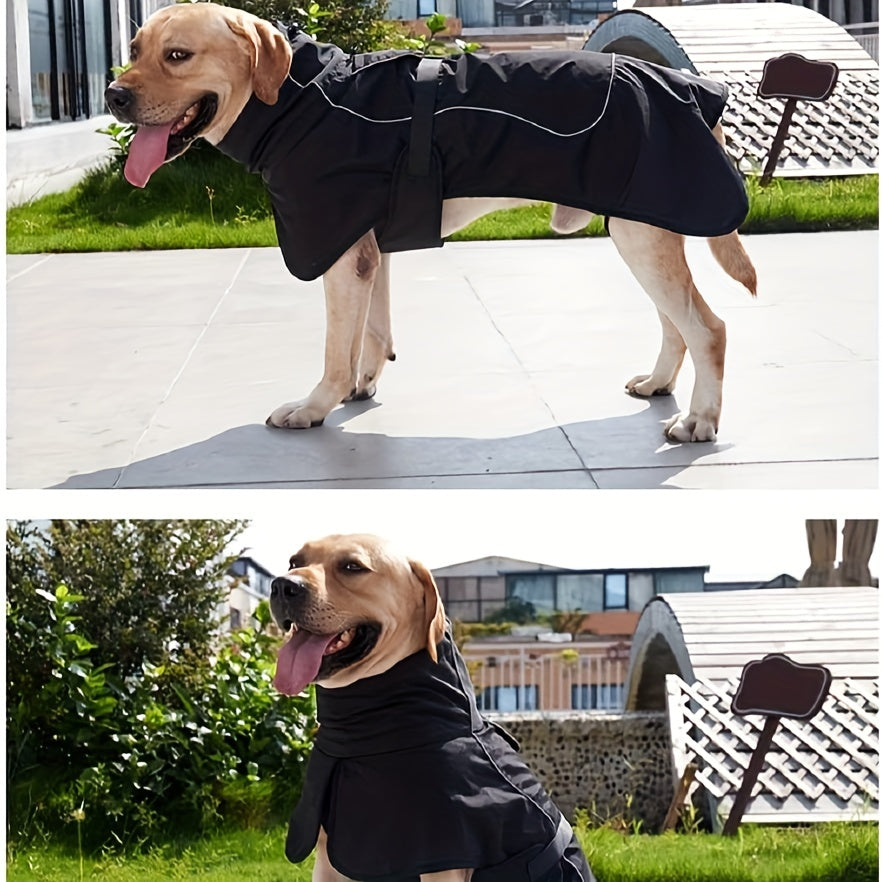 Military-Style Warm Jacket for Dogs